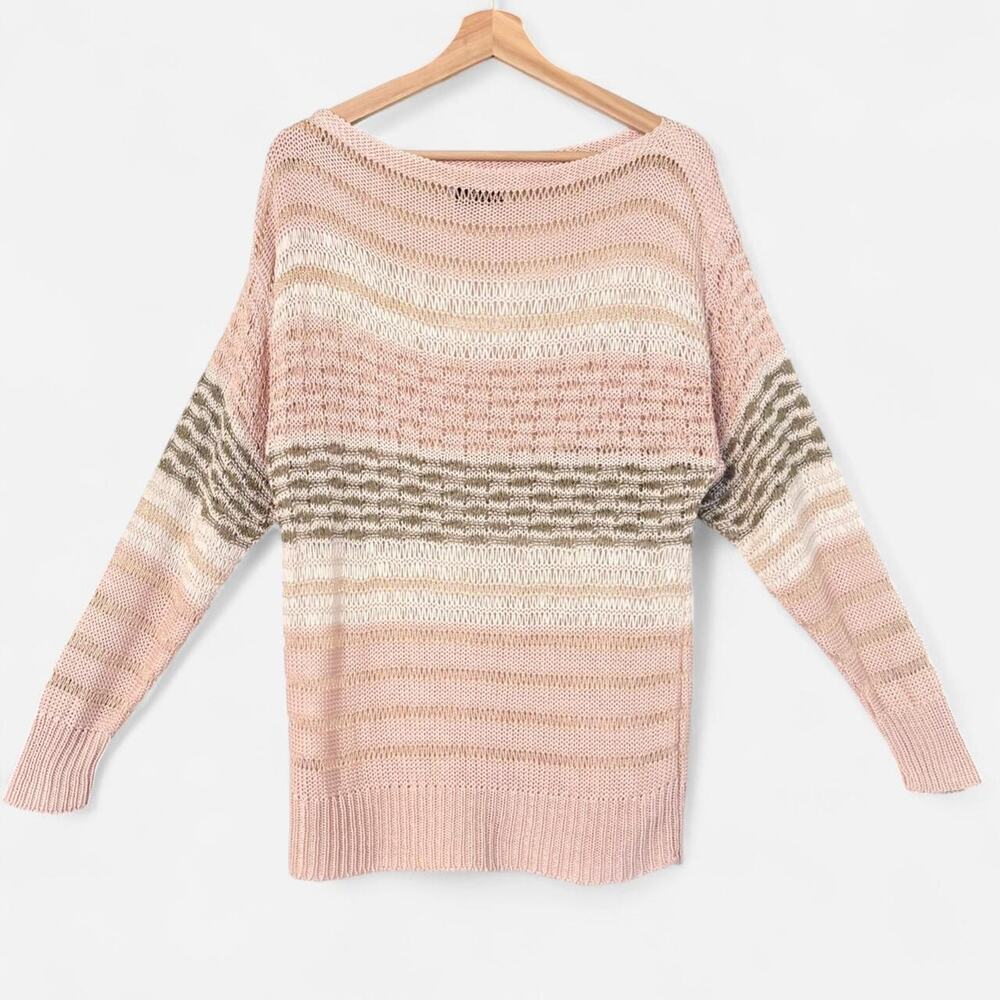 RARE Vintage Escada Metallic Sweater Old Money Coastal Grandma Small EU 38